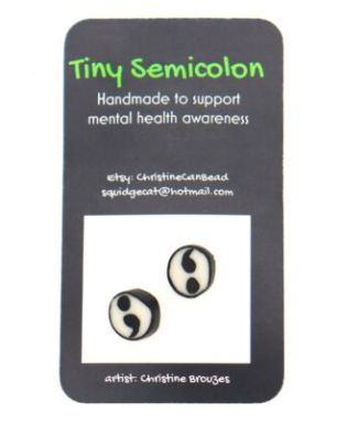 Tiny Clay Pins, Big Meanings by Christine Brouzes