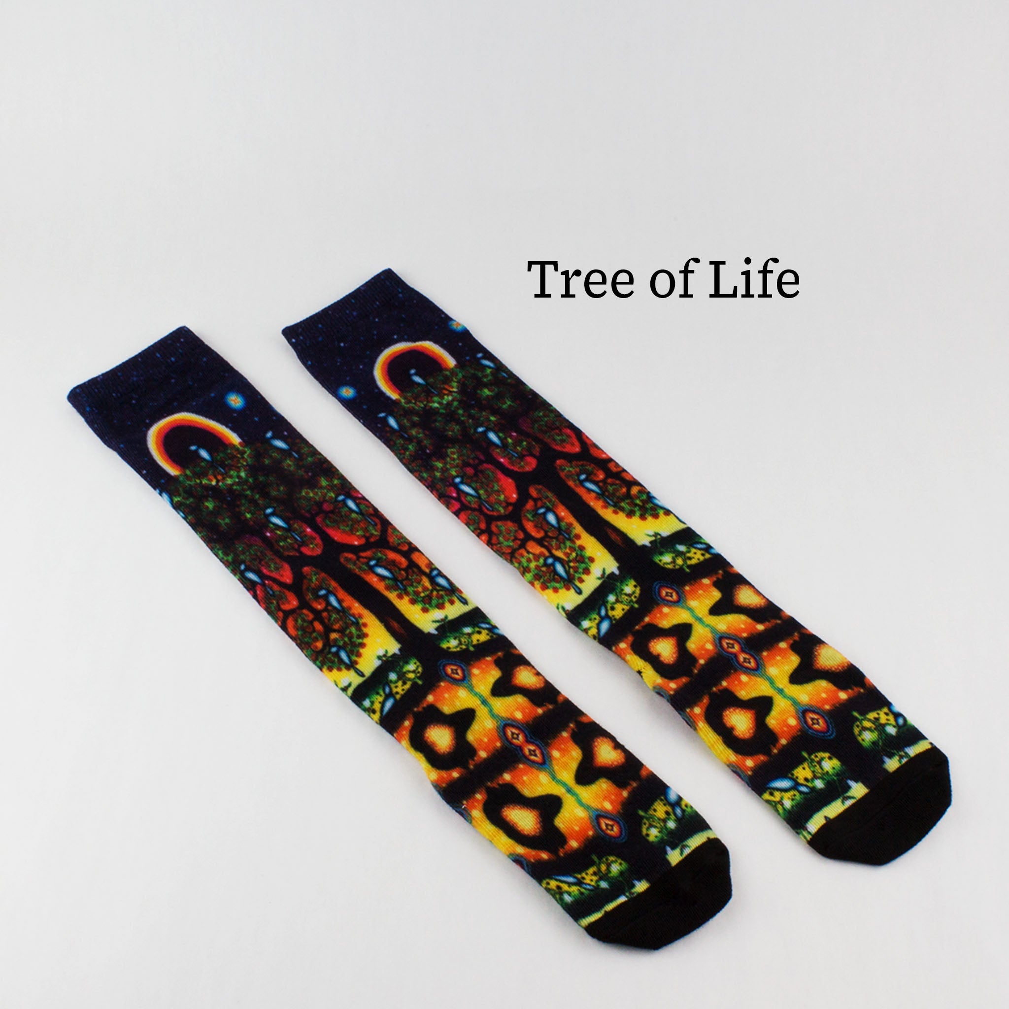 Art Print Dress Socks - Indigenous Box