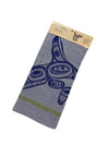 Art Printed Cotton Tea Towel - Indigenous Box