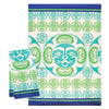 Art Printed Cotton Tea Towel - Indigenous Box