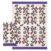 Art Printed Cotton Tea Towel - Indigenous Box