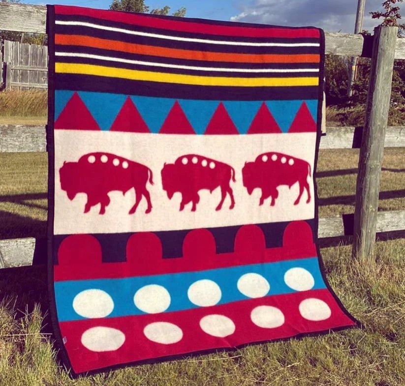 Boy Chief Premium Wool Blanket - Indigenous Box