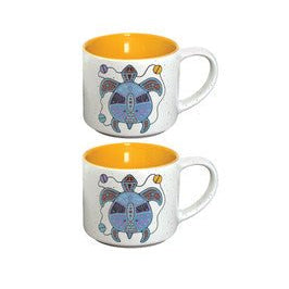 Ceramic Espresso Mugs Set of two - Indigenous Box