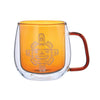 Coloured Double Wall Glass Mugs - Indigenous Box