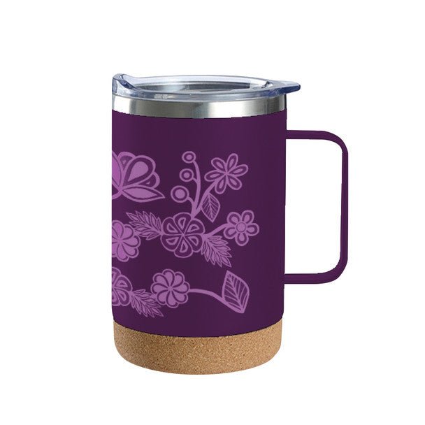 Cork Based Travel Mug 16oz (with Handle) - Indigenous Box