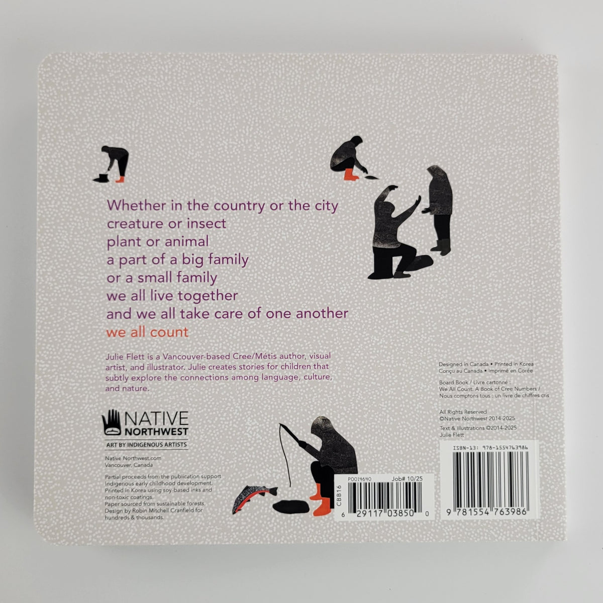 We All Count Board Book by Julie Flett