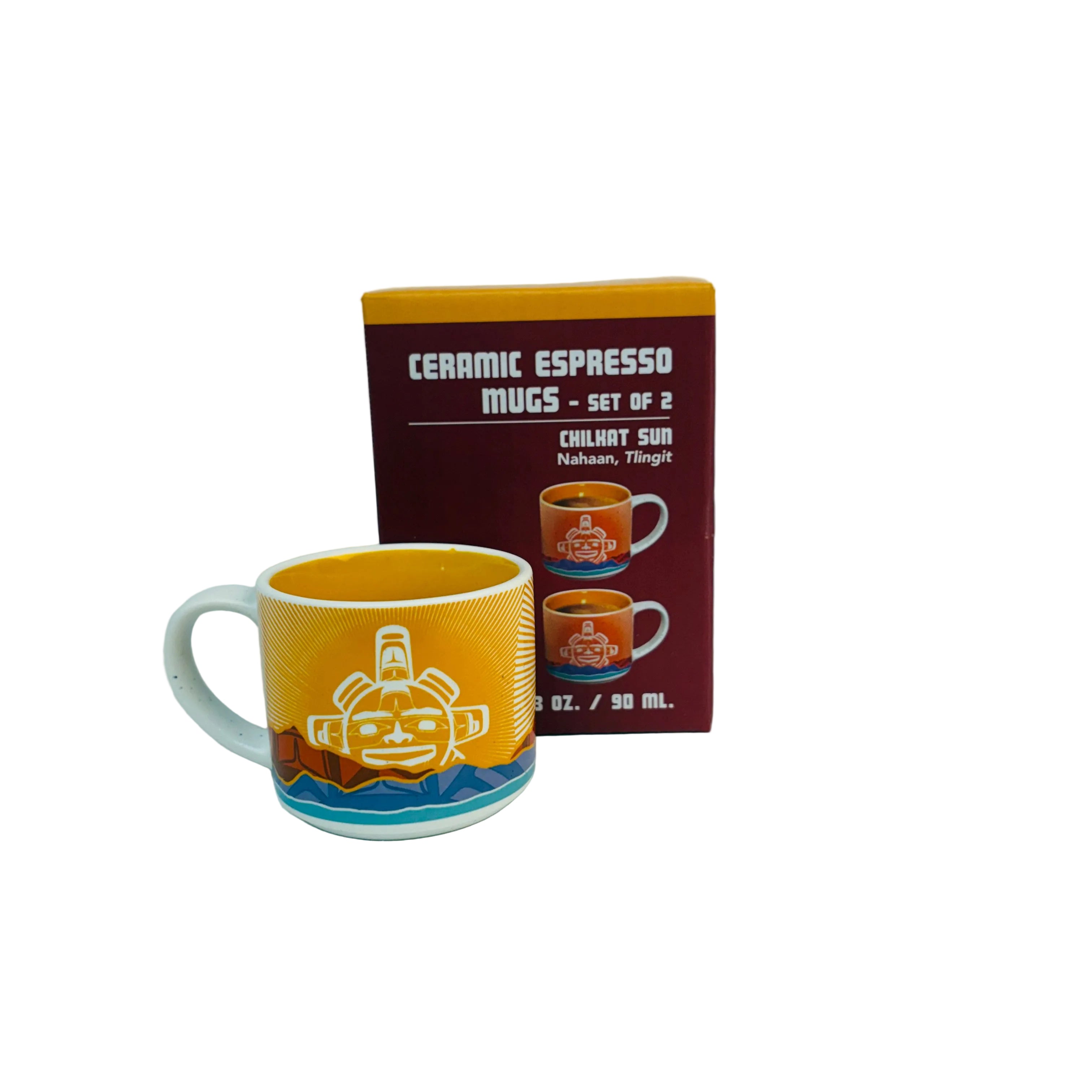 Native Northwest - Ceramic Espresso Mugs (Set of 2)