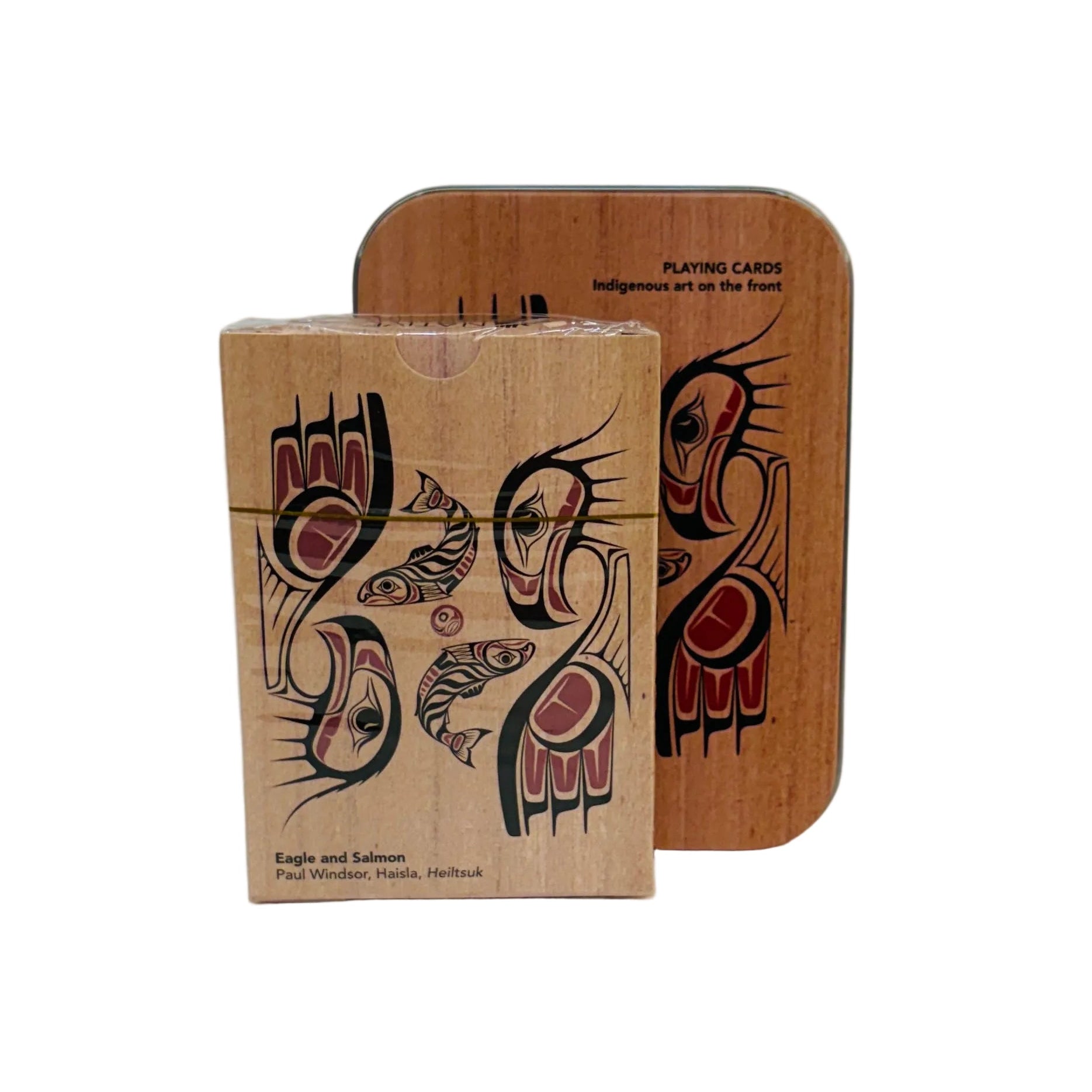 Eagle and Salmon Playing Cards