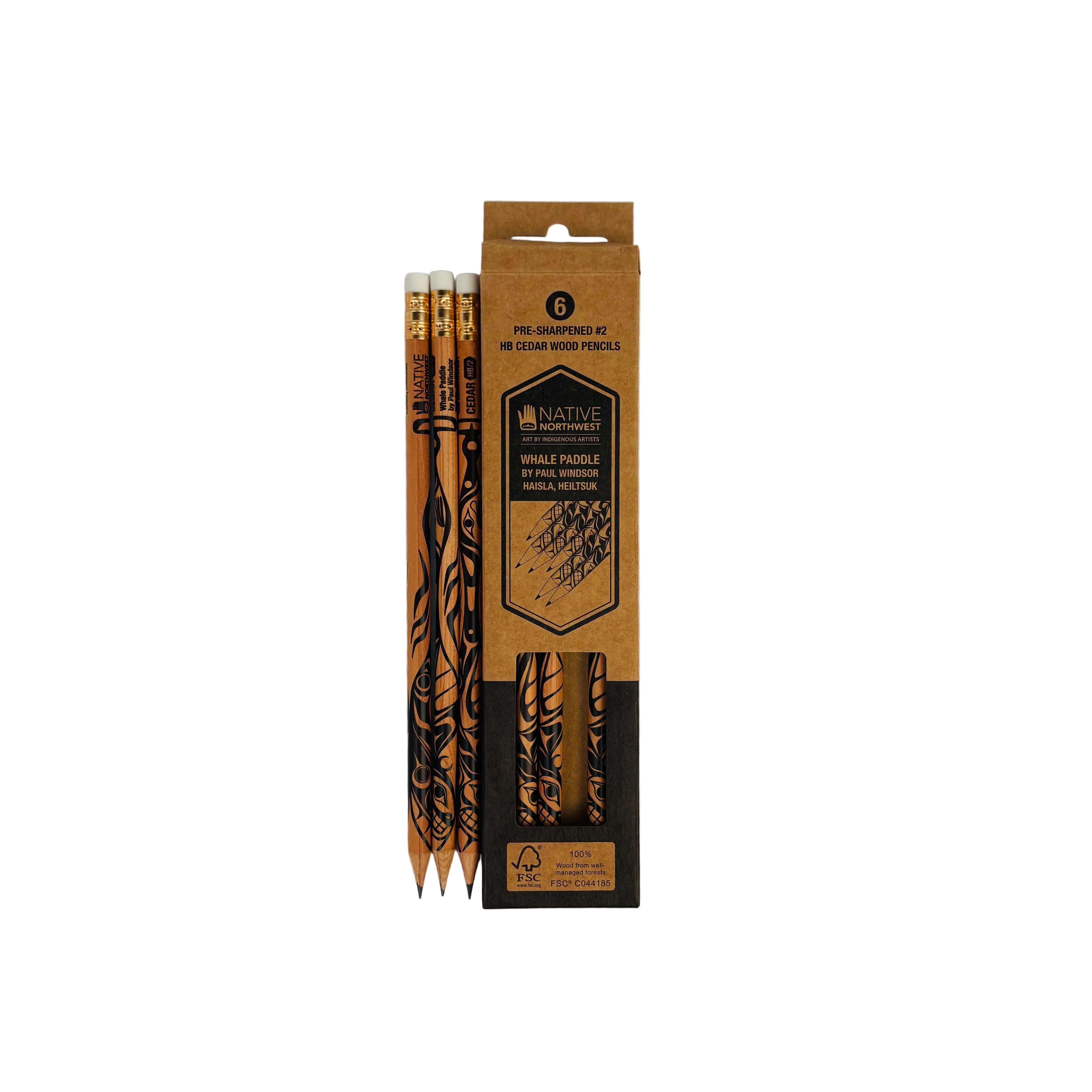 Native Northwest - HB Pencils 6 pack