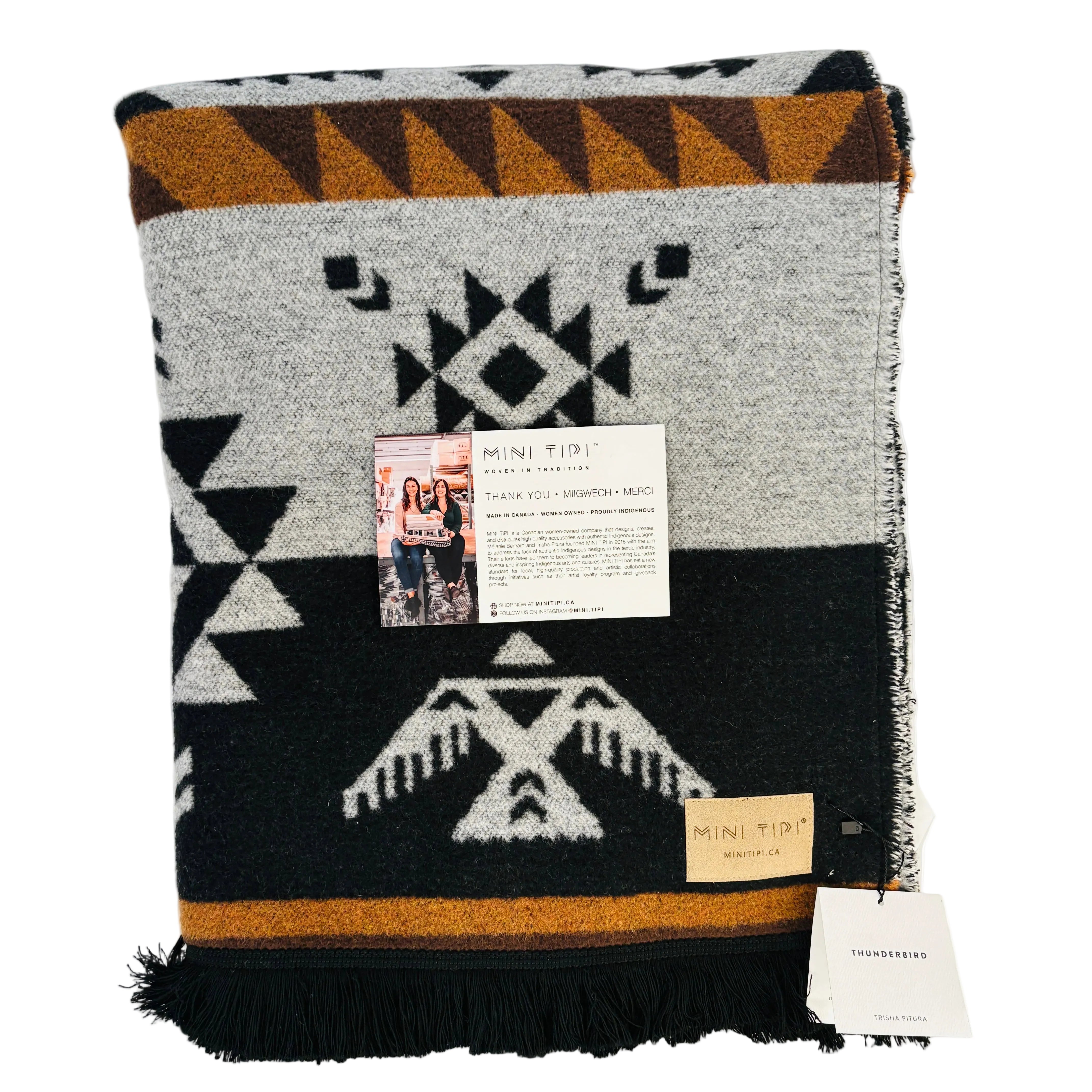 Reversible Wool Eco-Friendly Blankets (60x80in)