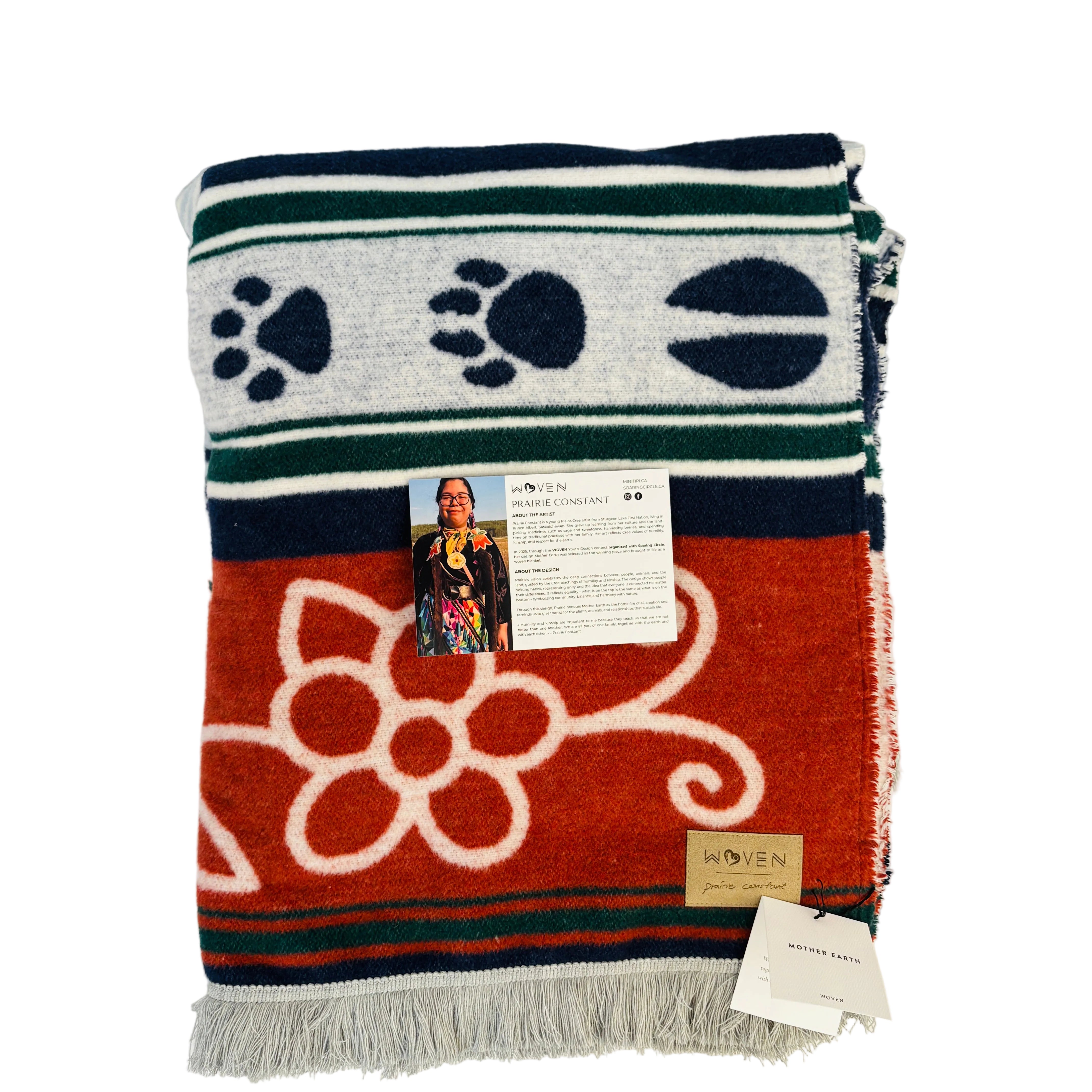 Reversible Wool Eco-Friendly Blankets (60x80in)
