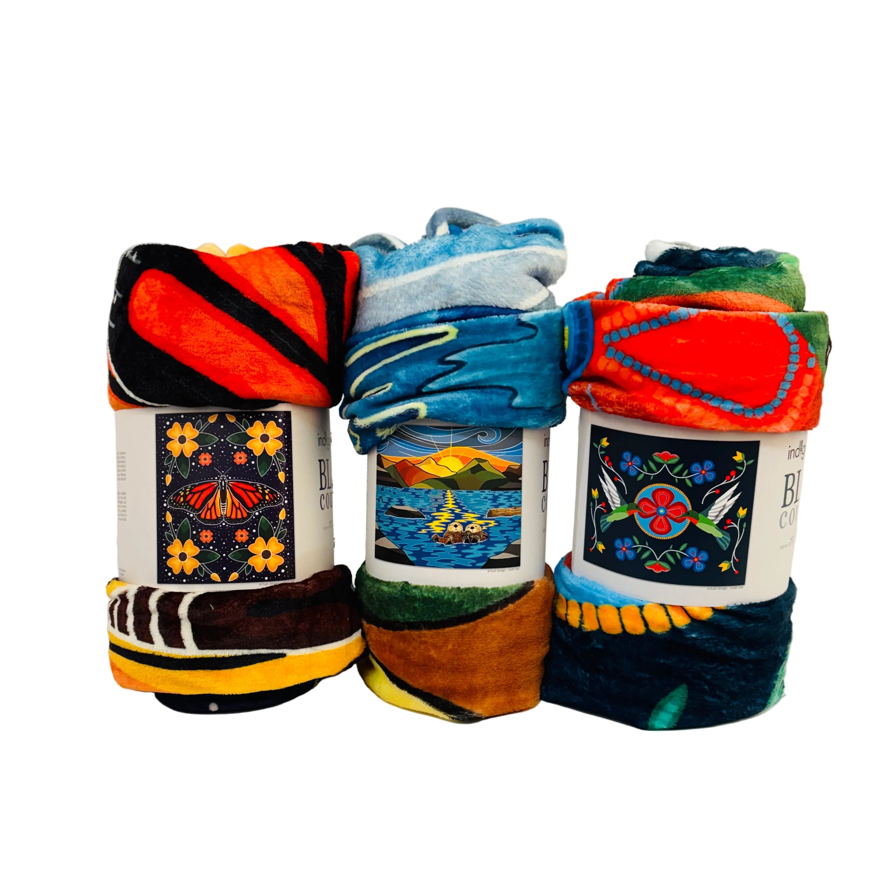 Indigenous Collection - Art Printed Fleece Blankets