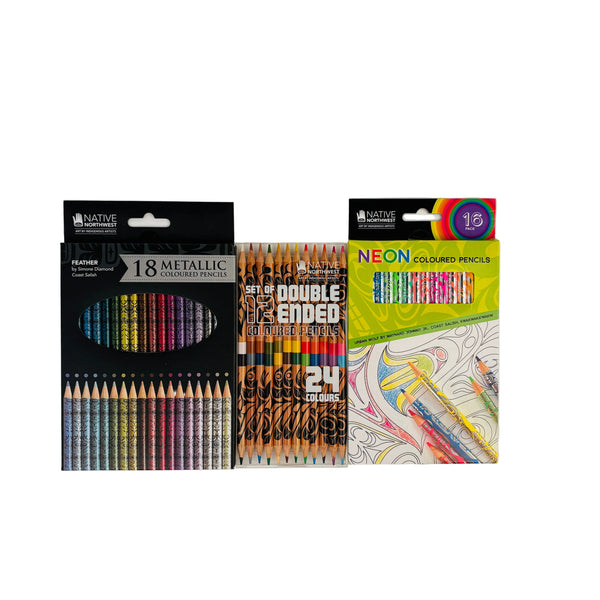 Native Northwest - Colouring Pencils (Various Sizes)