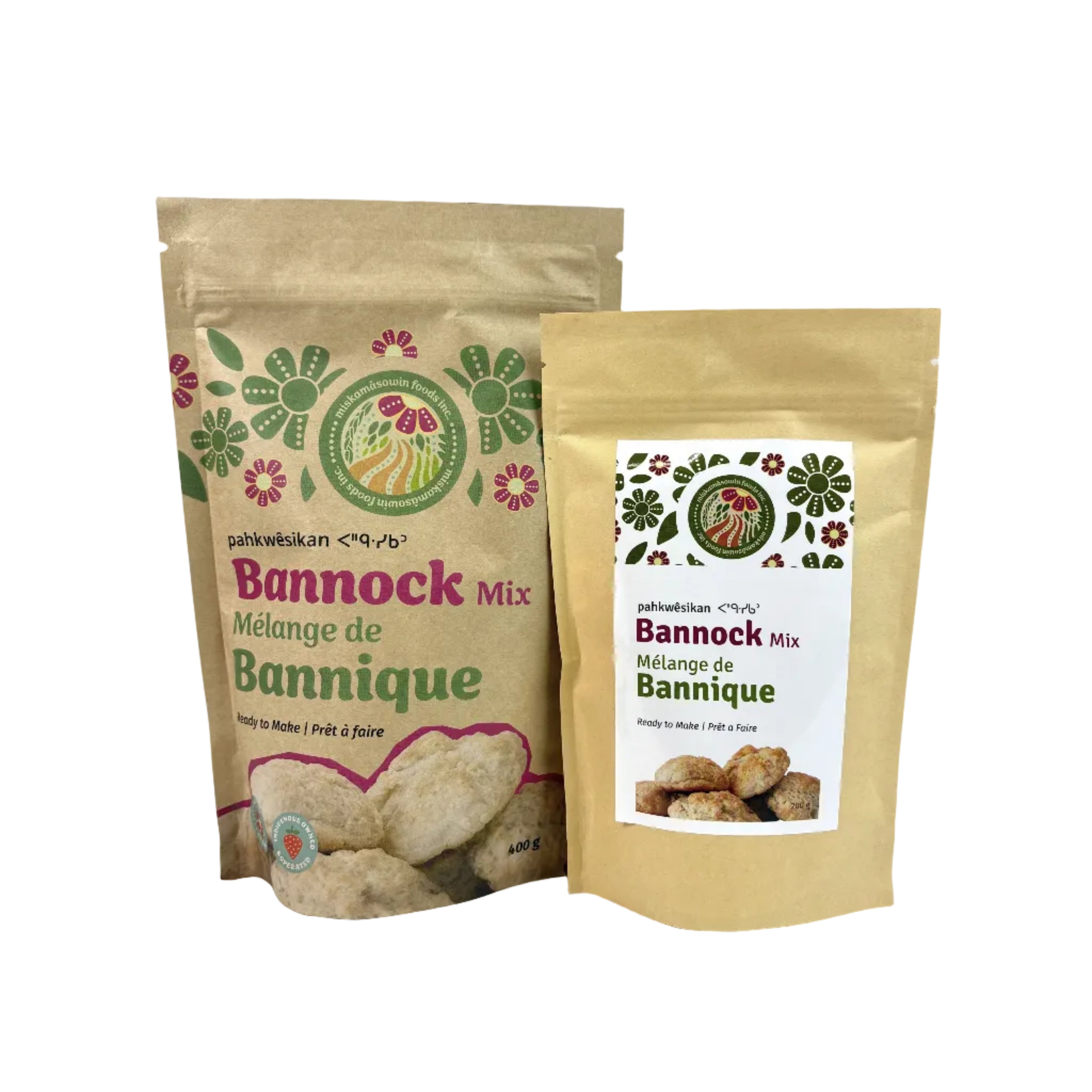 Miskamasowin Foods Inc. - Pahkwesikan Bannock Mix (400g/200g)