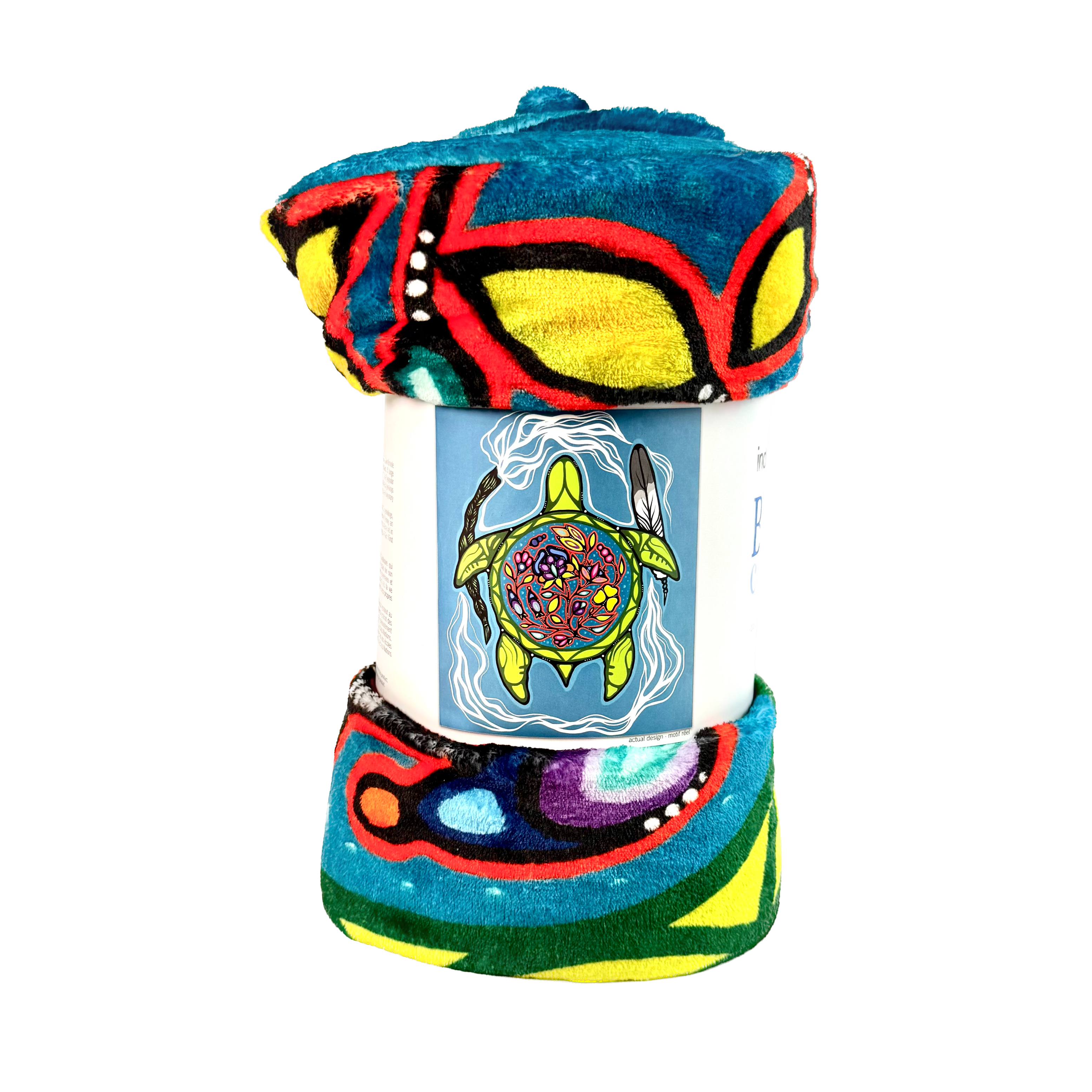 Prayers for Turtle Island Fleece Blanket