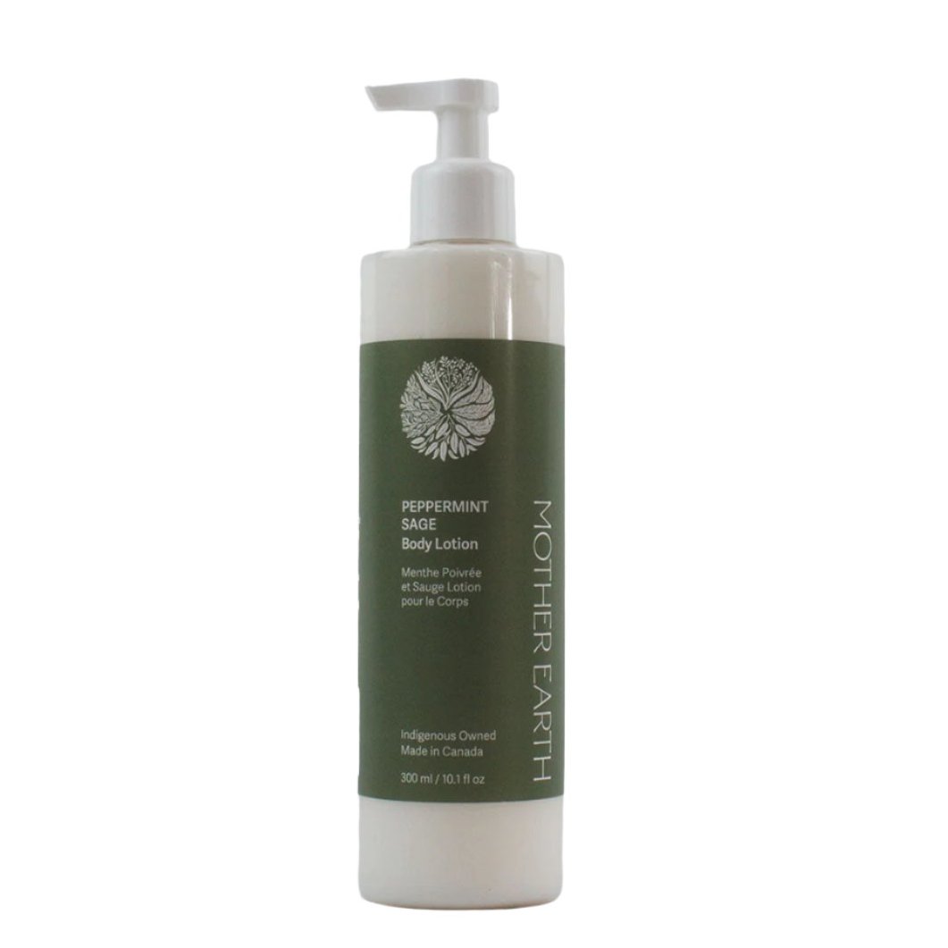 Mother Earth Essentials Peppermint Sage Body Lotion - Indigenous Box