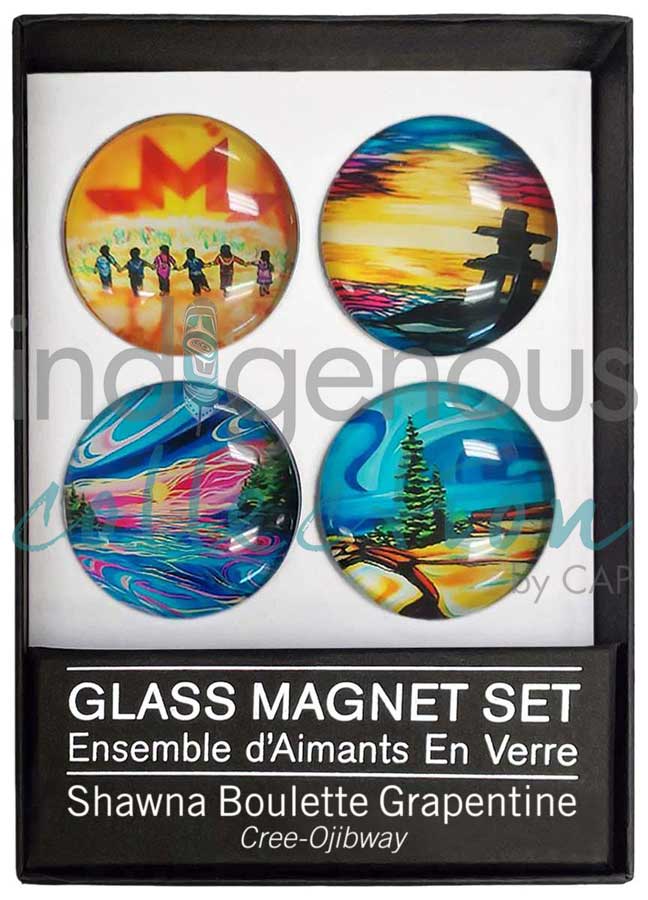 Indigenous Collection - Glass Magnets Sets