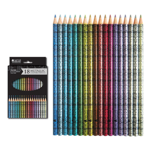 Metallic Coloured Pencils by Simone Diamond